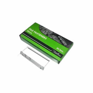 Treeline Paper Prong File Fasteners Stainless Steel 80mm Box of 50