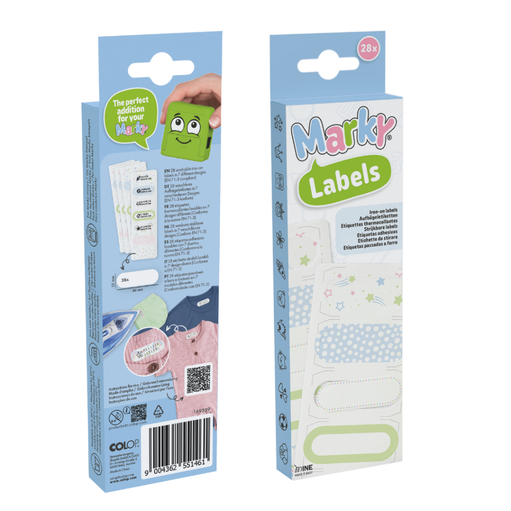 Colop Marky Iron-on Labels Kit