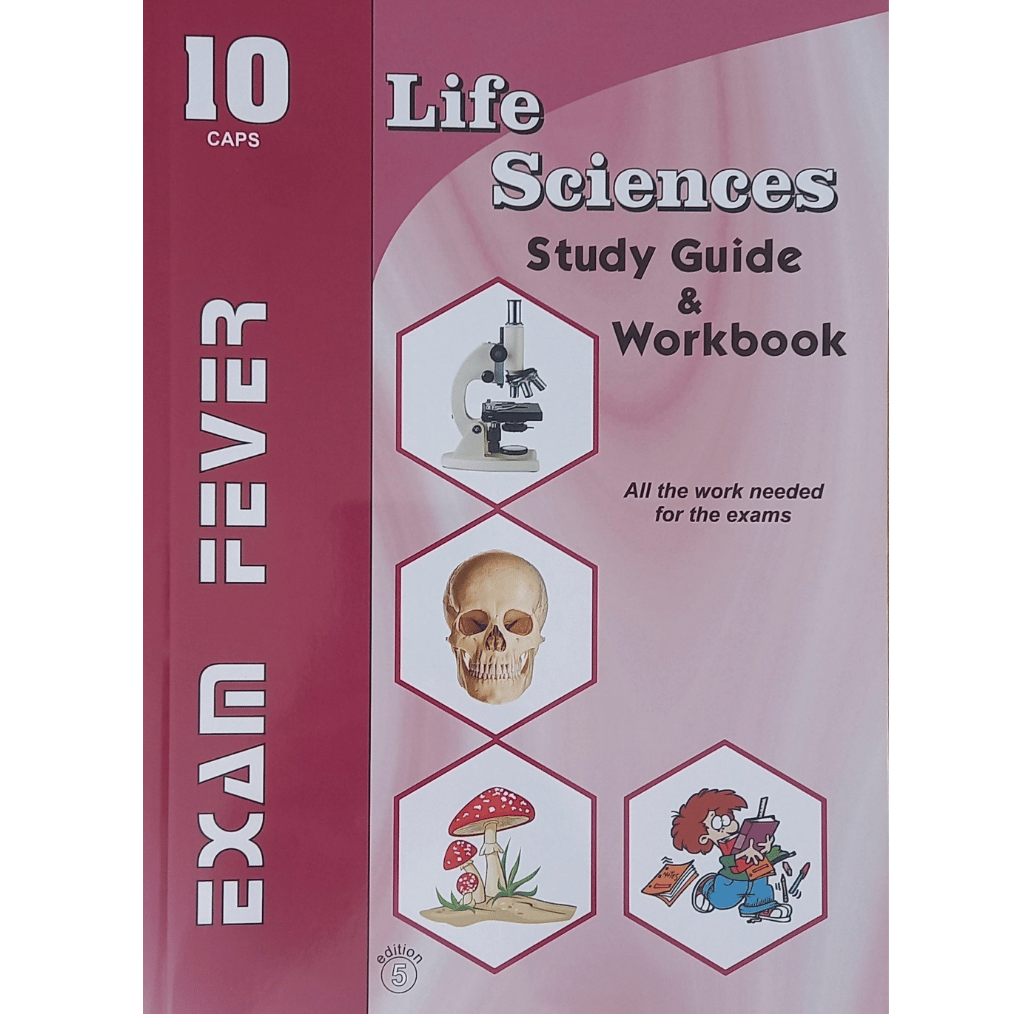 Exam Fever Life Sciences Grade 10 Study Guide and Workbook 5th Edition 2 Book Set