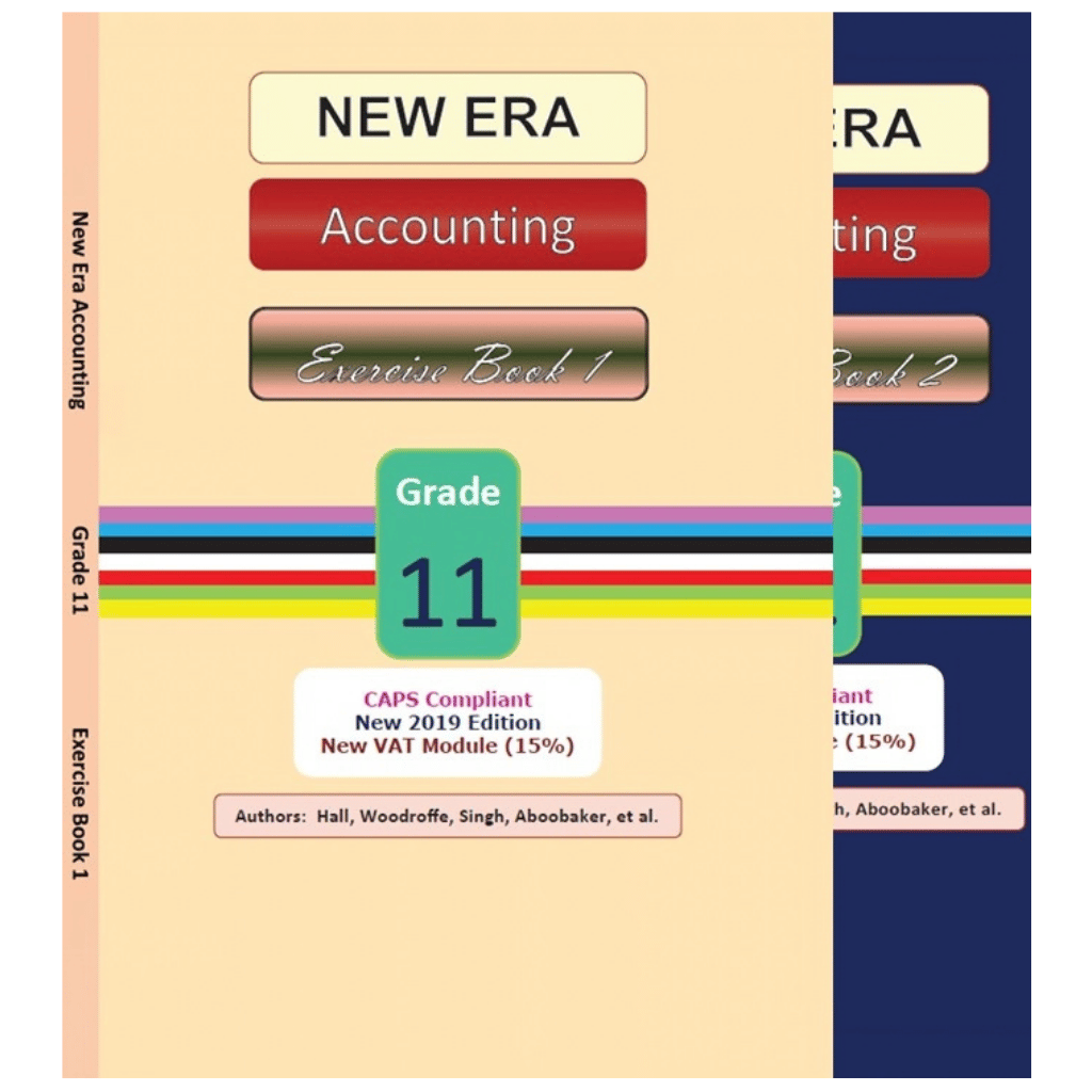 New Era Accounting Grade 11 Workbooks 1 and 2 set