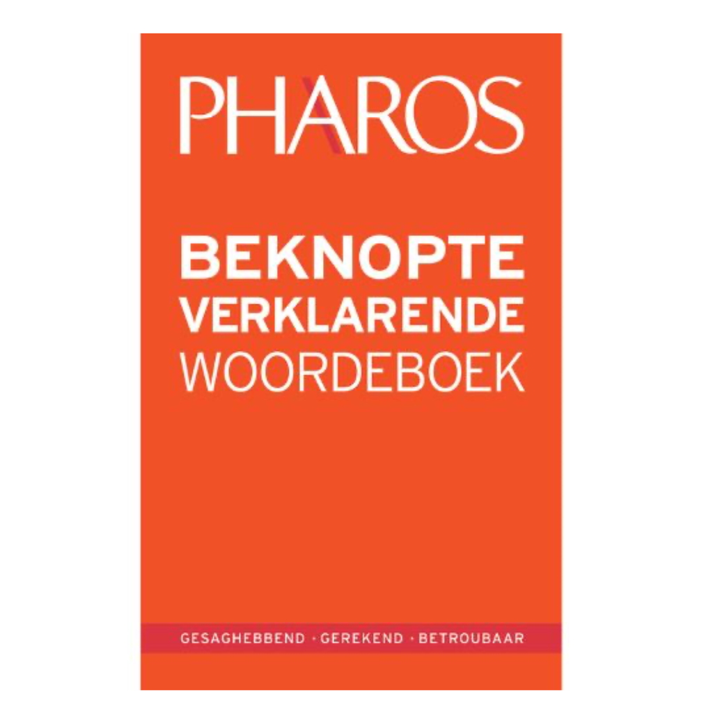 Pharos Beknopte Verklarende Woordeboek ISBN 9781868902538