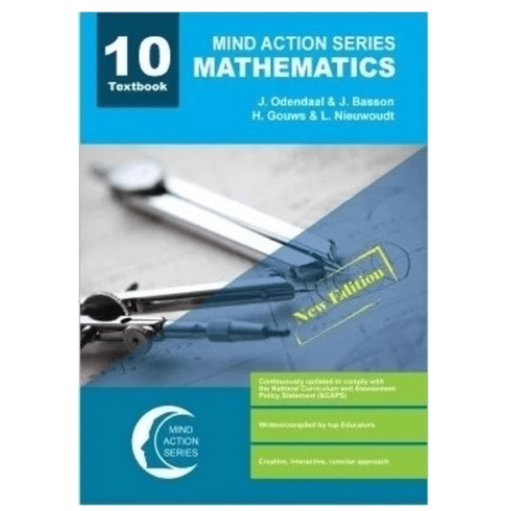 Mind Action Series Mathematics Grade 10 CAPS and IEB Textbook Workbook