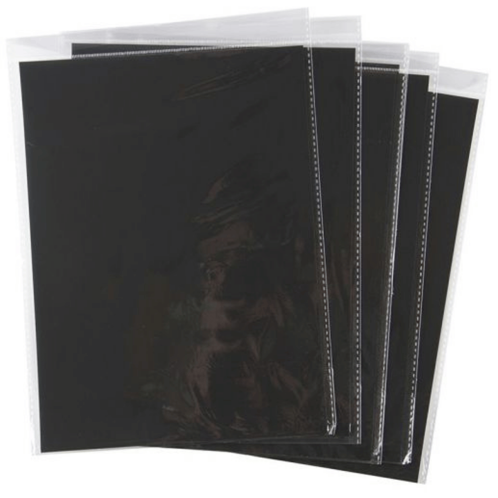 A6 Scratch Art Pad with Wooden Tool 3 Sheets