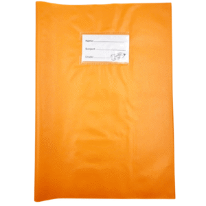Bantex Heavy Duty Slip-On Book Covers A4 Orange Pack of 5