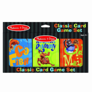 Melissa & Doug Classic Card Game Set – 3 Games