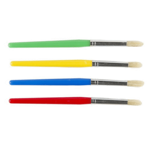 Coloured Midi Paint Brush