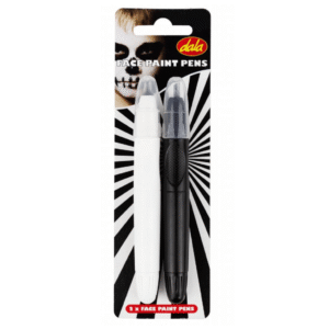 Dala Face Paint Pens Black + White 2pc