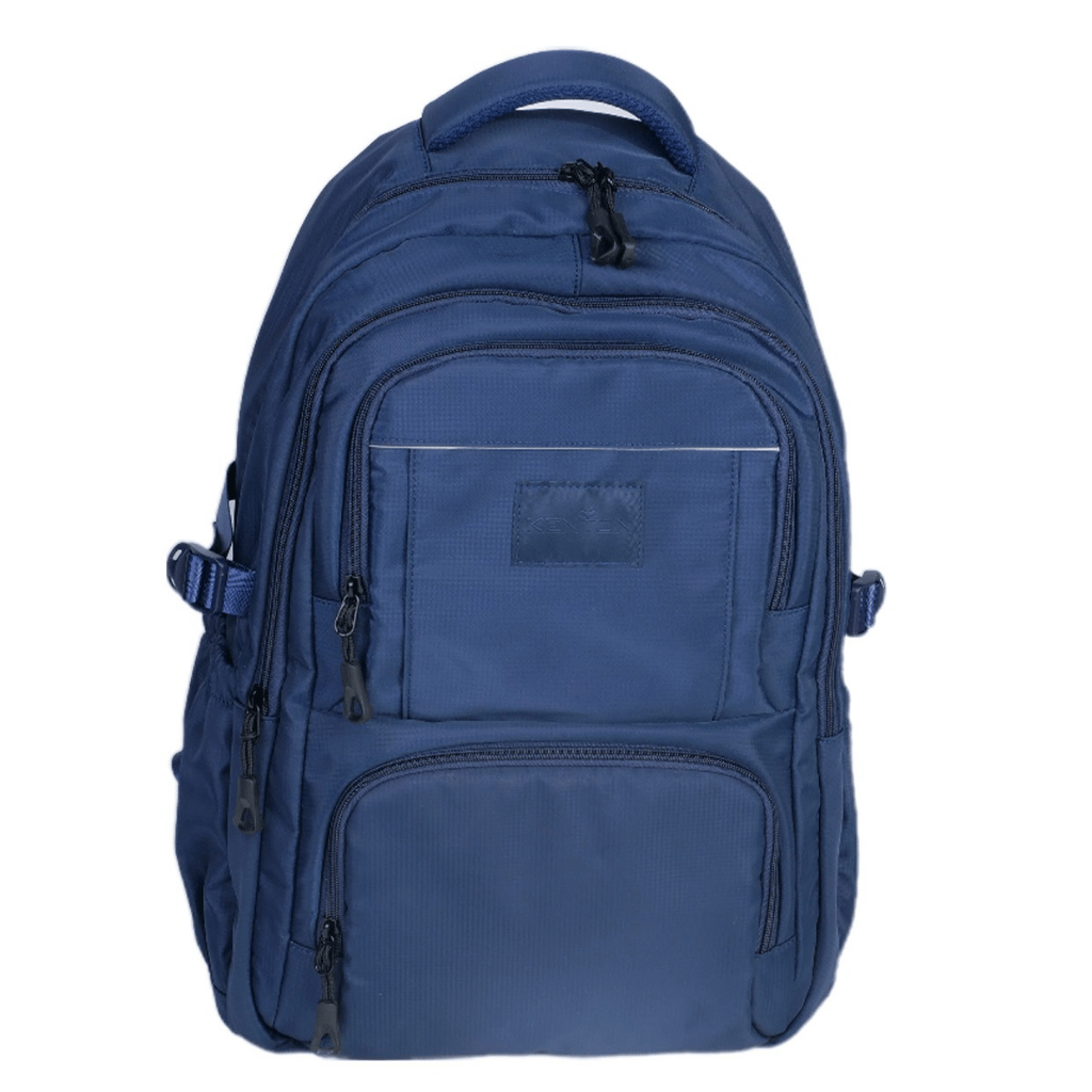 Kenton 16″ Blue School Backpack with Laptop Compartment – Waterproof Polyester