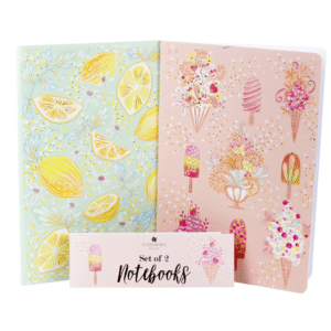 Kenzel A5 Stitched Notebook Set – Summer Treats 2 Pack