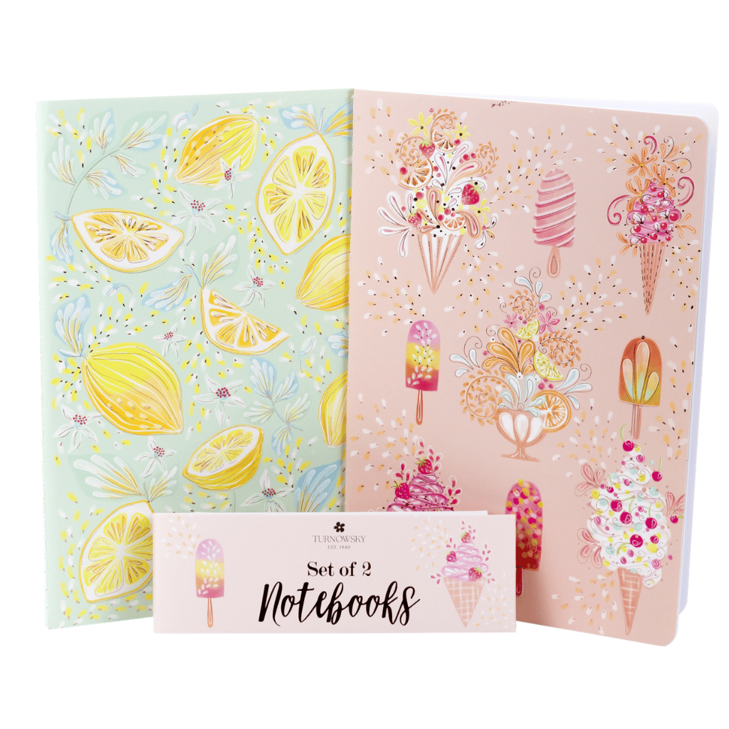 Kenzel A5 Stitched Notebook Set – Summer Treats 2 Pack