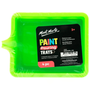 Kids Pouring Paint Trays 4pc