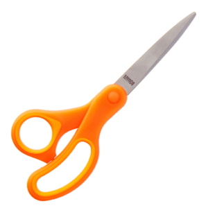 Orange Handle Scissors 21cm