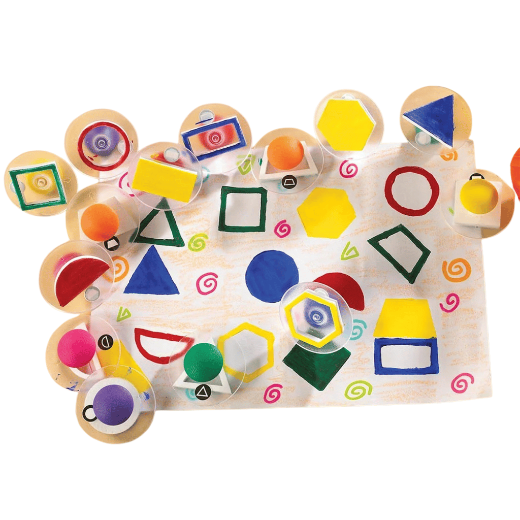 Paint Stamp Shapes 14pc