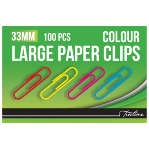 Paper Clips 33cm Coloured