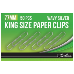 Paper Clips 77mm Silver