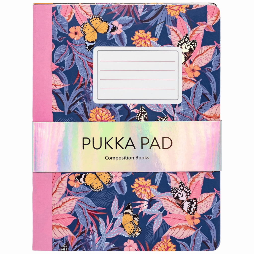 Pukka Bloom A5 Soft Cover Notebook – Butterfly Garden 192 Pages