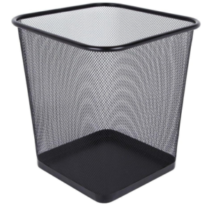 SDS Wire Mesh Metal Square Waste Bin