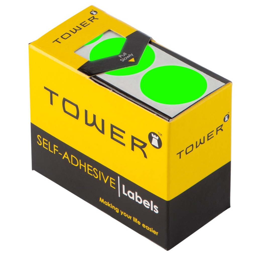 Tower C25 Round Labels