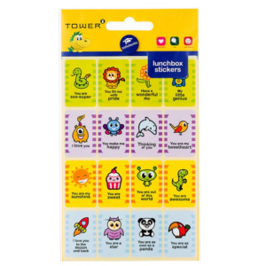 Tower Lunchbox Lovenotes Labels 48 Stickers