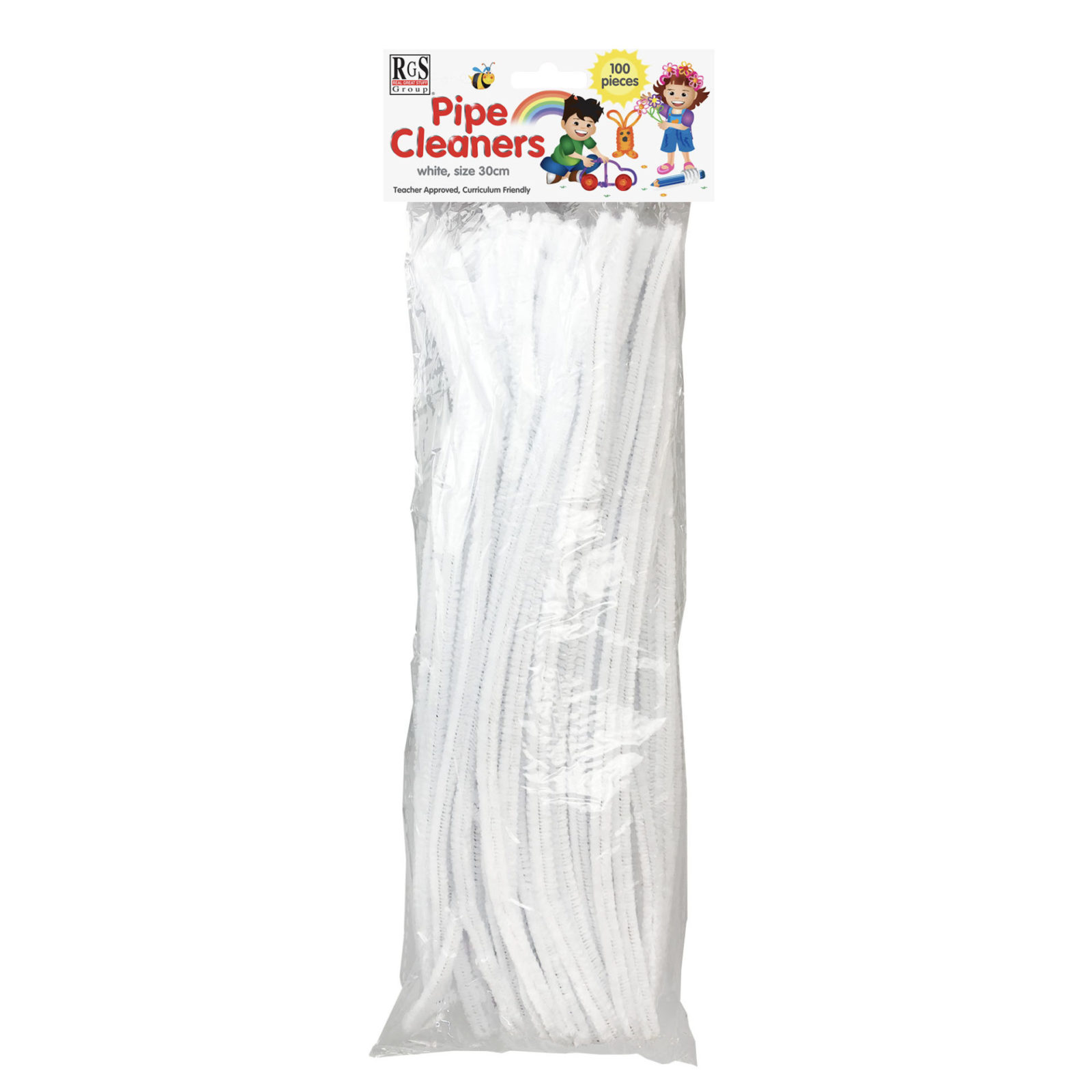 White Pipe Cleaners – Pack of 100 - Image 3