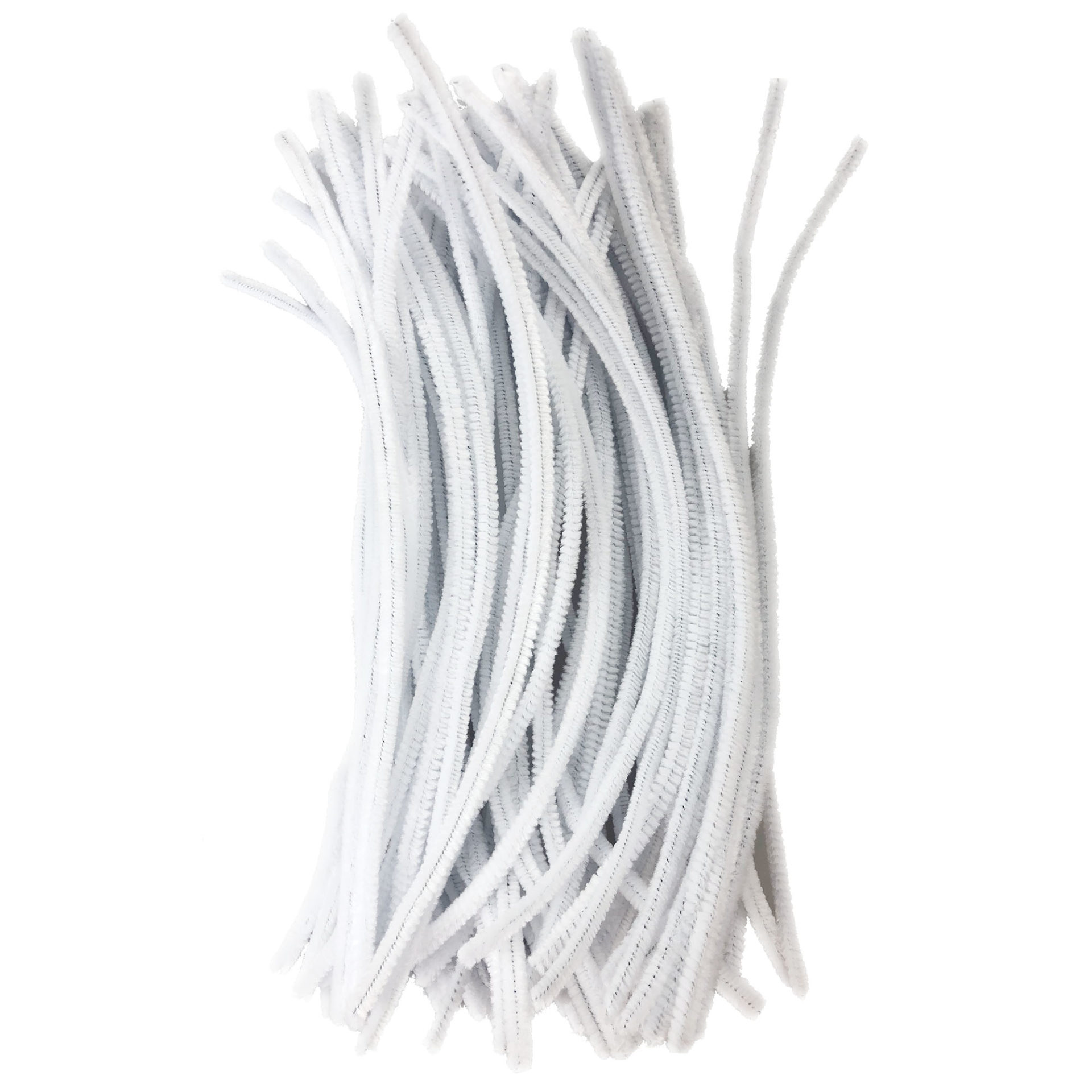 White Pipe Cleaners – Pack of 100 - Image 2
